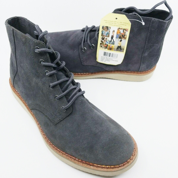 toms water resistant leather porter boots